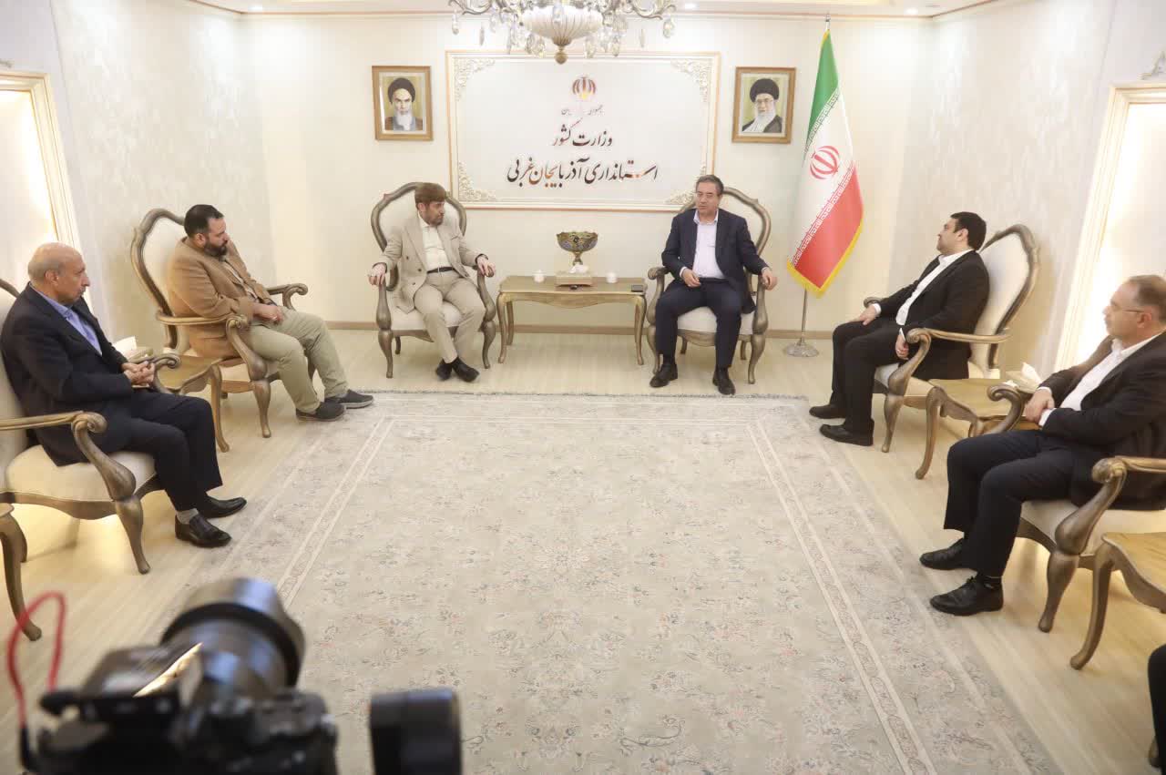 دیدار رئیس ستاد آبادانی و پیشرفت 4040 منظومه روستایی کشور با استاندار آذربایجانغربی + تصاویر