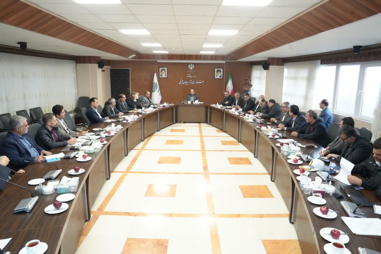 برگزاری جلسه کارگروه شرایط اضطرار و آلودگی هوای آذربایجانغربی + تصاویر