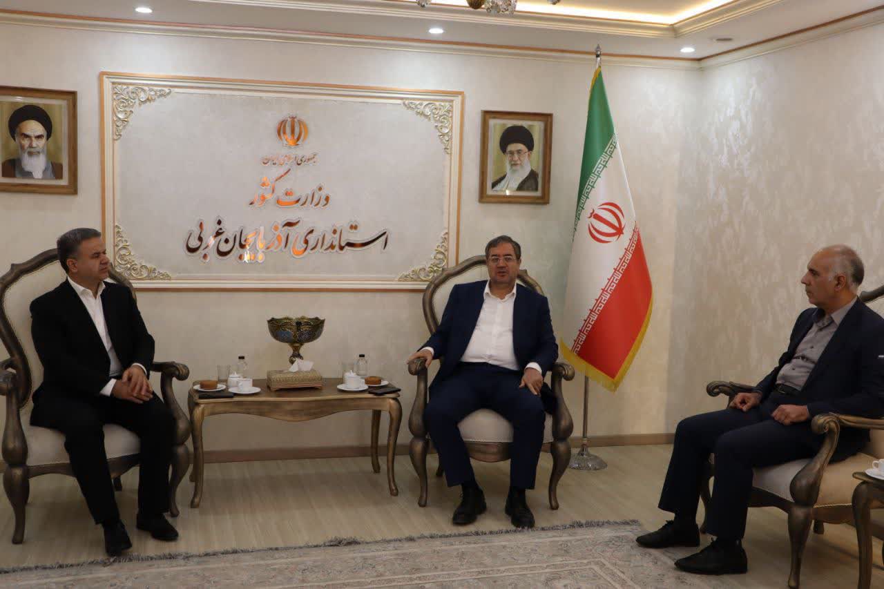 دیدار معاون وزیر صمت با استاندار آذربایجانغربی + تصاویر