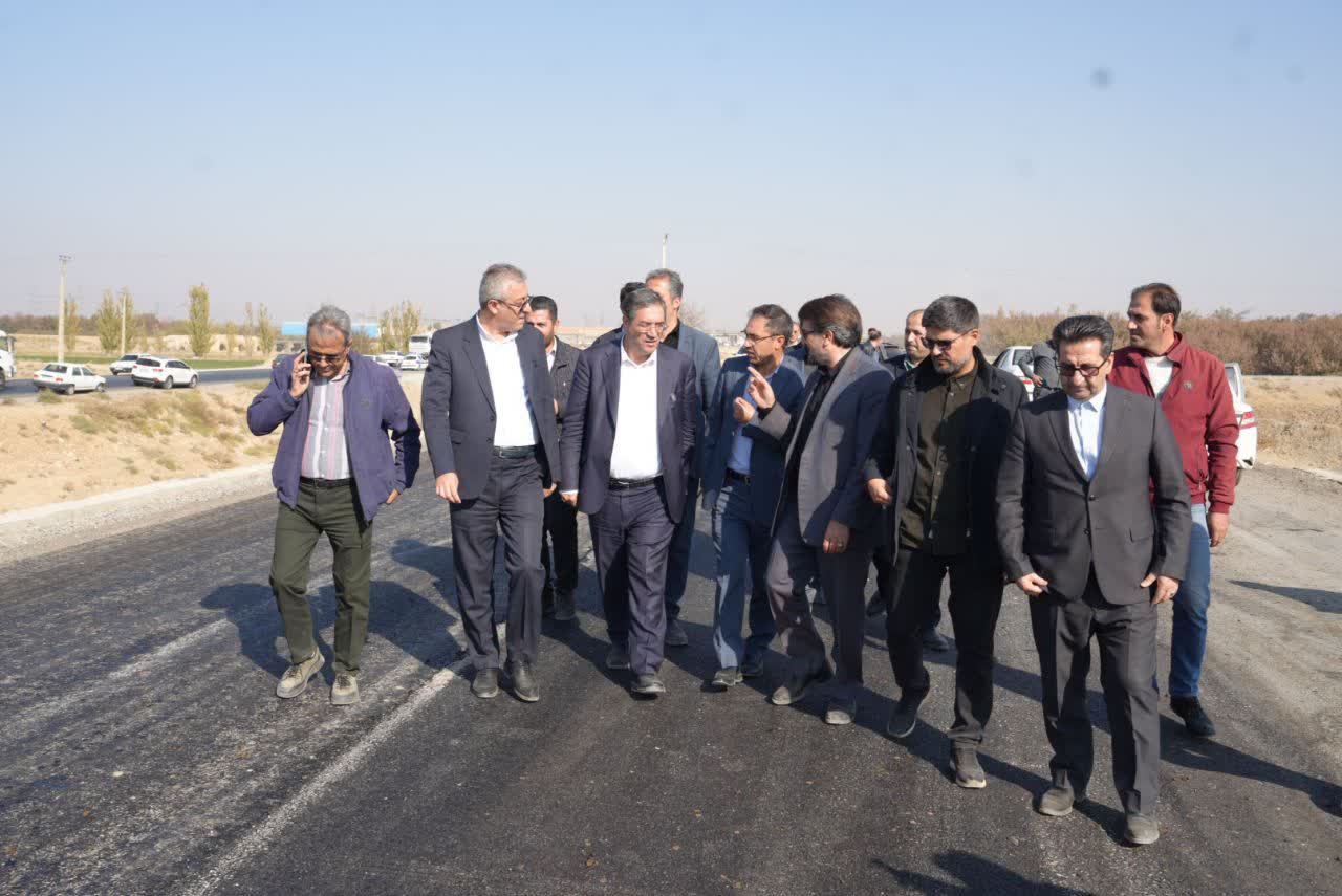 بازدید استاندار آذربایجانغربی از عملیات راهسازی قطعه 2 محور ارومیه - مهاباد - میاندوآب + تصاویر