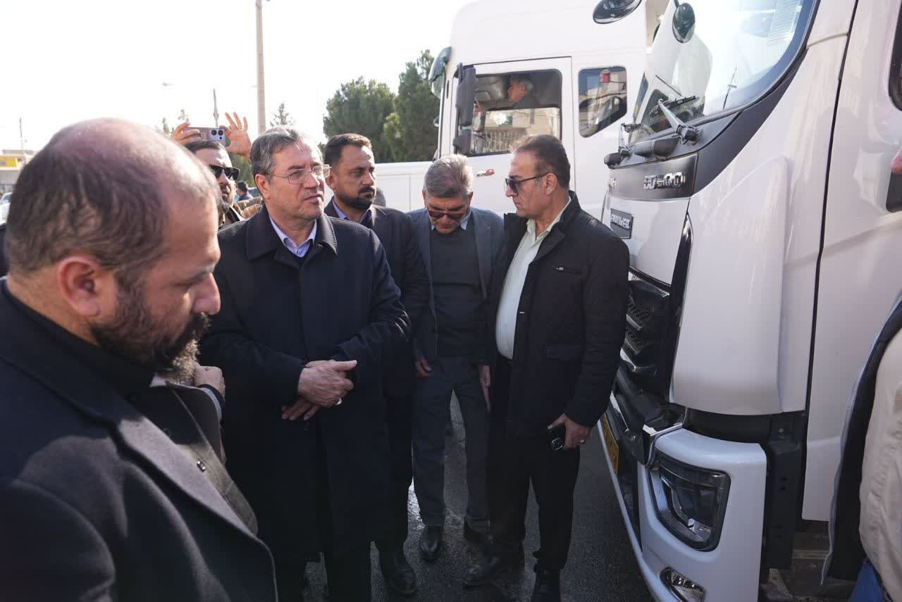 رونمایی از ماشین‌آلات جدید شهرداری اشنویه + تصاویر