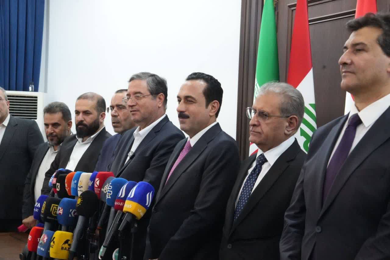 برگزاری نشست خبری استانداران آذربایجانغربی و اربیل اقلیم کردستان عراق + تصاویر