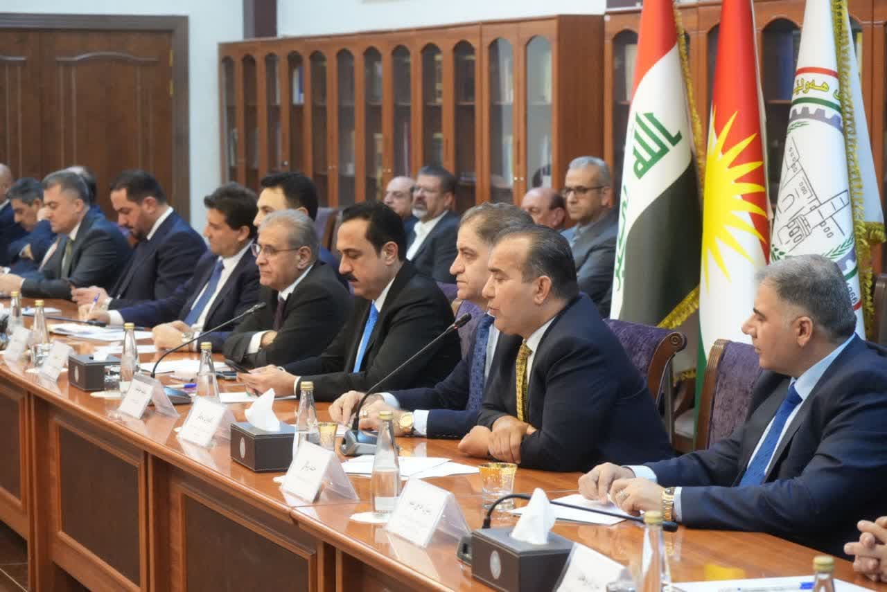 برگزاری نشست مشترک استاندار آذربایجانغربی با استاندار و هیئت رئیسه اتاق بازرگانی اربیل اقلیم کردستان عراق + تصاویر
