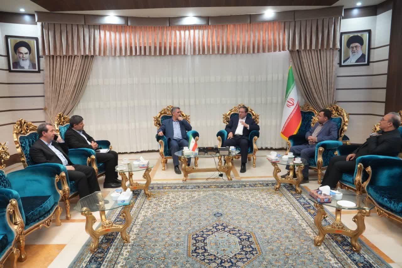 دیدار معاون راهداری سازمان راهداری و حملونقل جادهای کشور با استاندار آذربایجانغربی + تصاویر