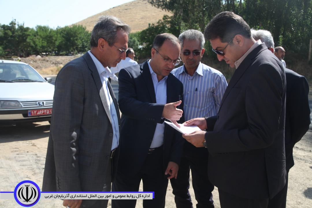 بازدید سرپرست معاونت هماهنگی امور عمرانی استانداری از پروژه کمربندی دوم ارومیه