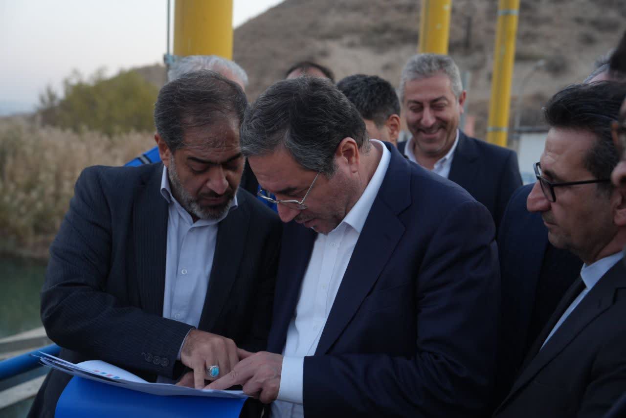 بازدید استاندار آذربایجانغربی از سد نوروزلو در میاندوآب + تصاویر