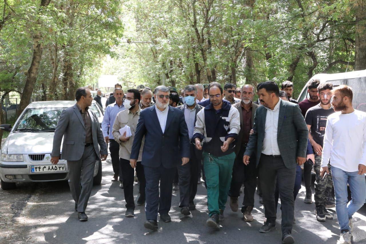 آلبوم تصویری / بازدید استاندار آذربایجانغربی از شهر قطور و روستا و پایانه مرزی رازی