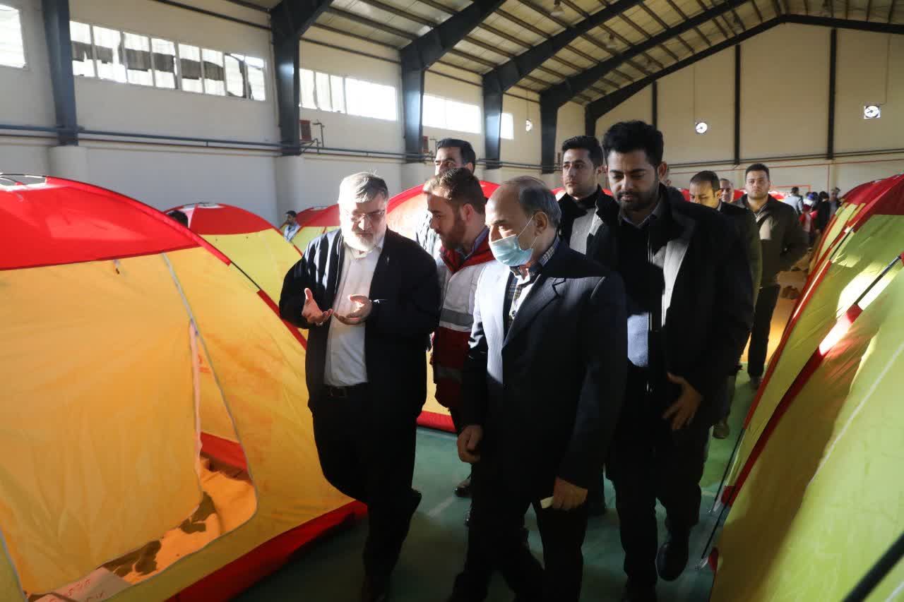 آلبوم تصویری / بازدید استاندار آذربایجانغربی و رئیس سازمان مدیریت بحران کشور از کمپ اسکان اضطراری جمعیت هلال احمر استان