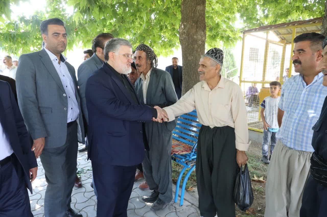 آلبوم تصویری / بازدید میدانی استاندار آذربایجانغربی از منطقه پشت تب مهاباد