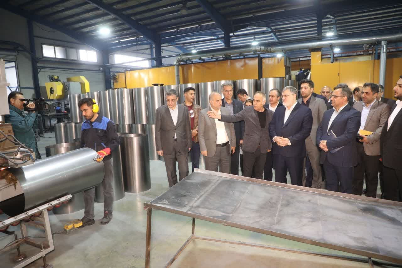 بازدید استاندار آذربایجان غربی از شرکت چلیک نارین غرب + تصاویر