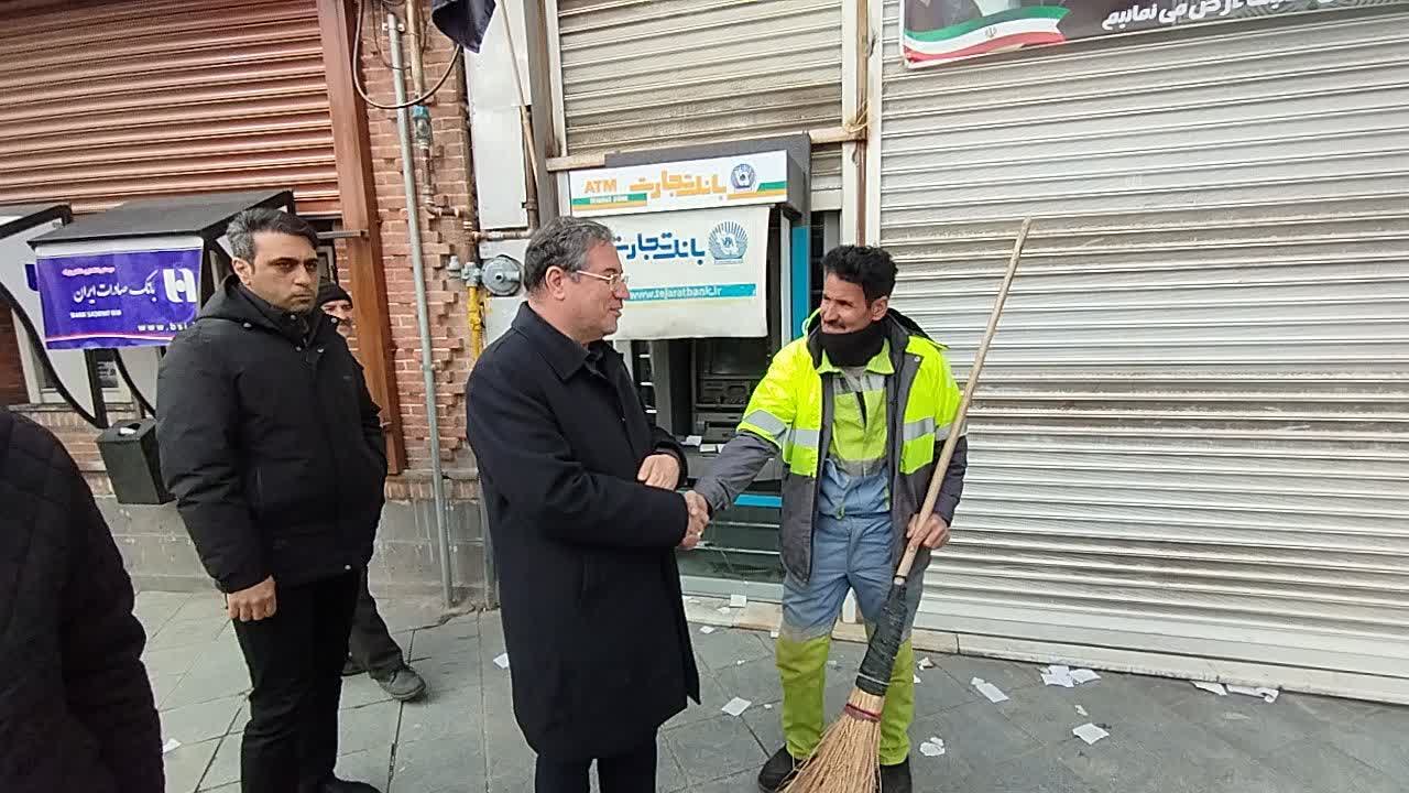 بازدید استاندار آذربایجان‌غربی از بازار ارومیه + تصاویر