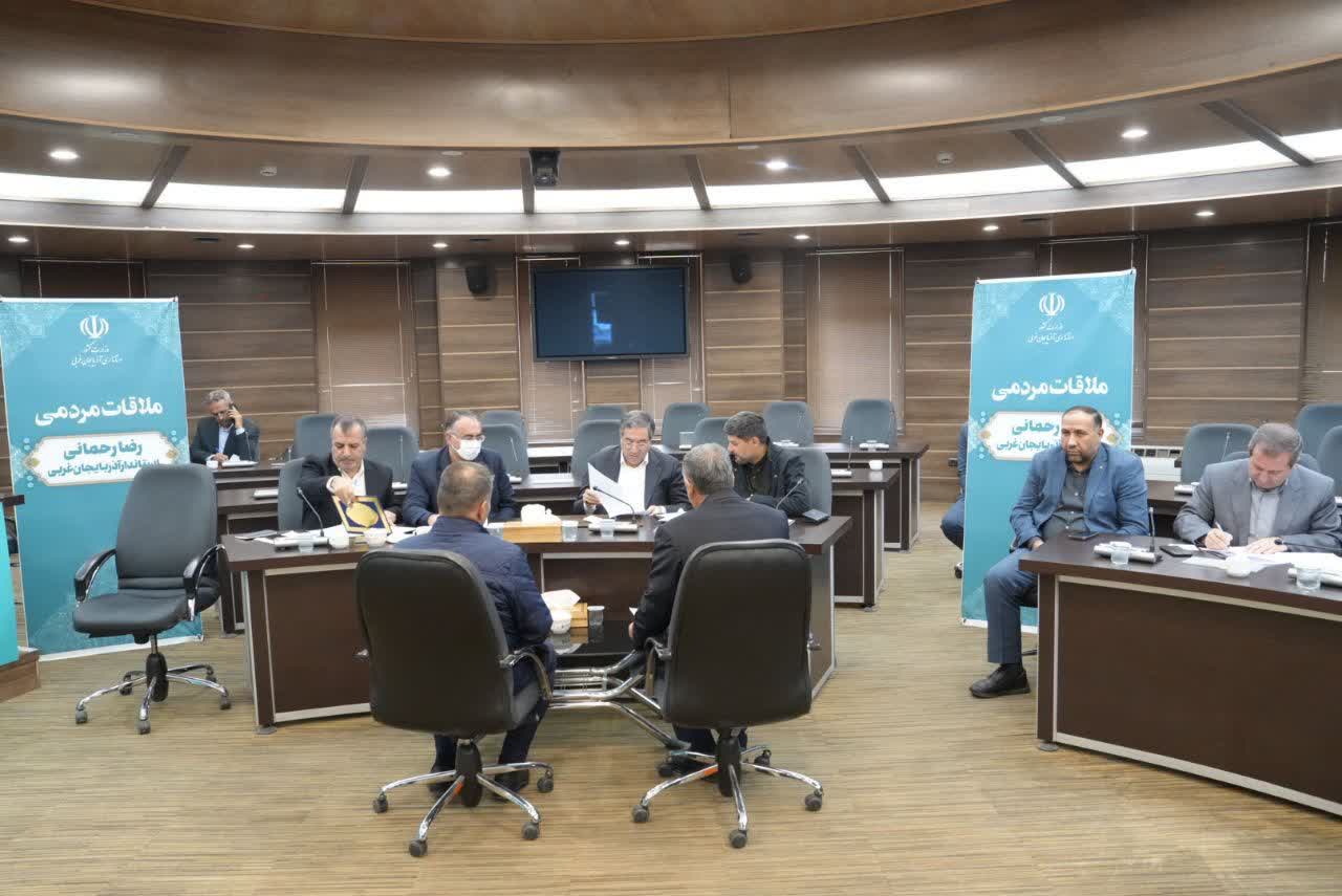 برگزاری ملاقات مردمی استاندار آذربایجانغربی + تصاویر