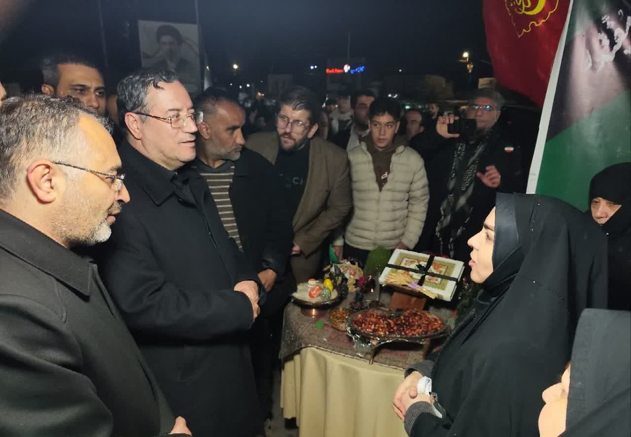 بازدید استاندار آذربایجان‌غربی از موکب‌های مستقر در ارومیه + تصاویر