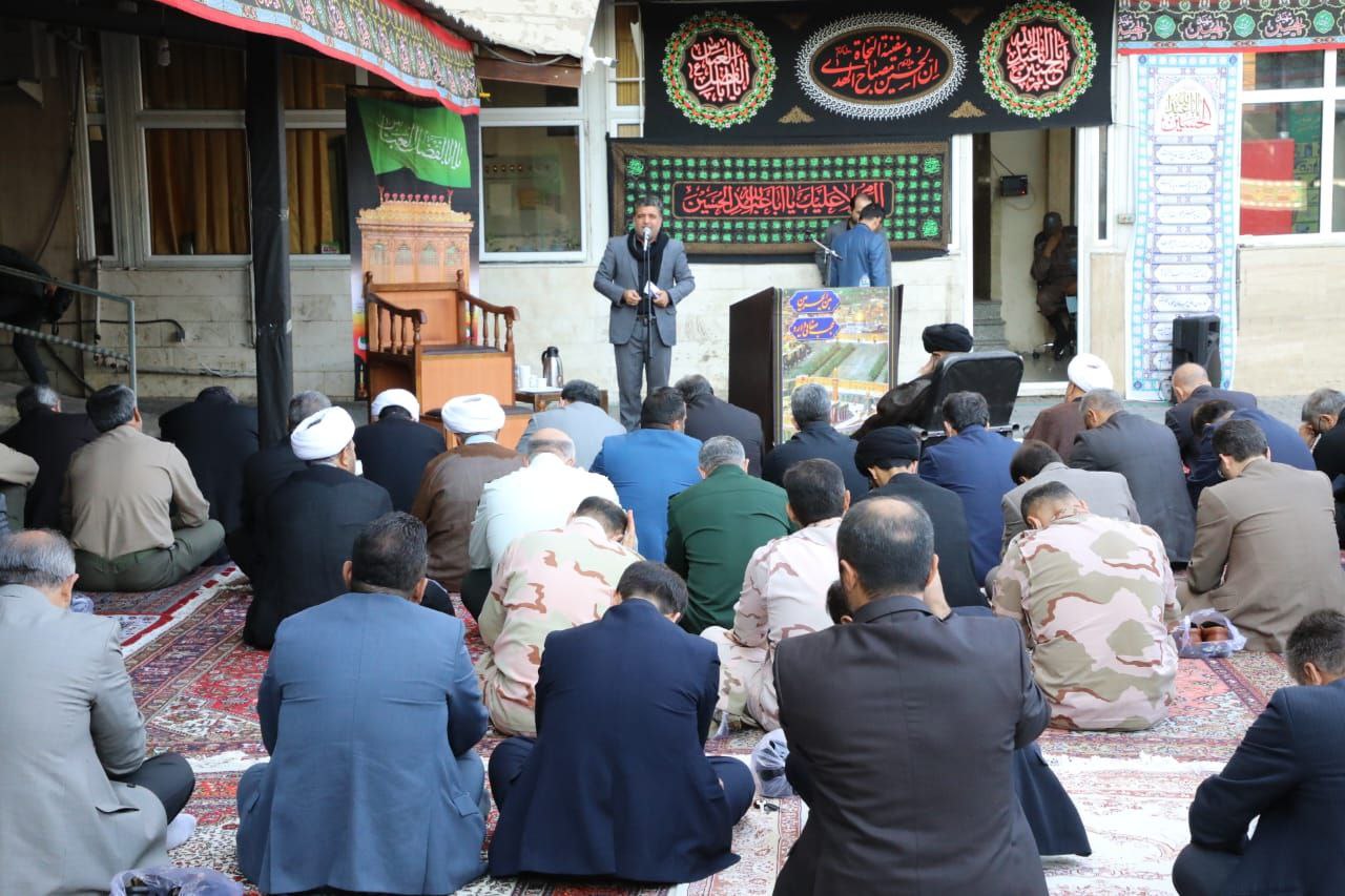 آلبوم تصویری / برگزاری آیین عزاداری شهادت حضرت اباعبدالله الحسین در دادگستری آذربایجانغربی
