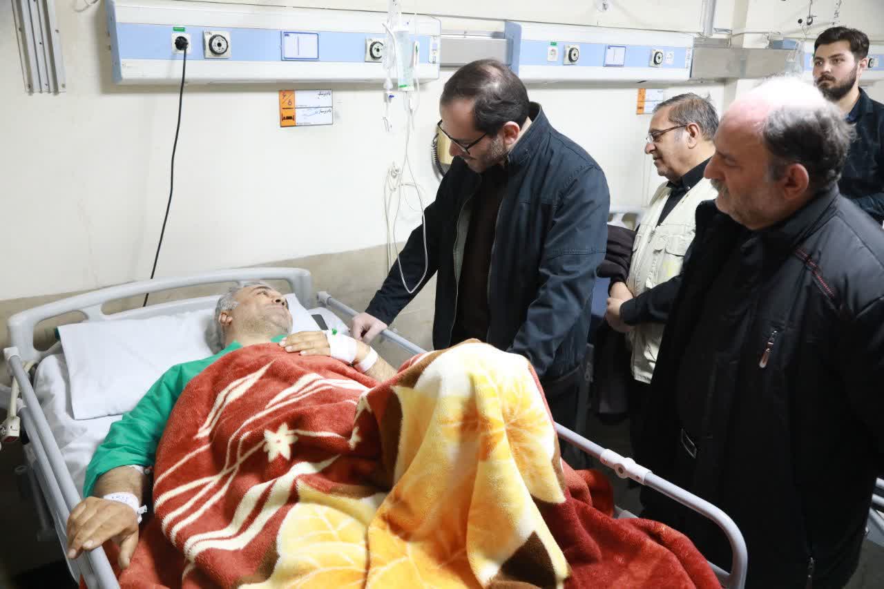 عیادت معاون استاندار آذربایجان‌غربی از مجروحان جنایات رژیم صهیونیستی + تصاویر