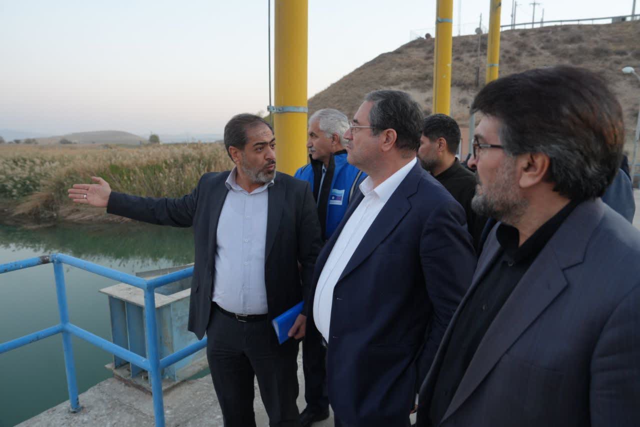 بازدید استاندار آذربایجانغربی از سد نوروزلو در میاندوآب + تصاویر