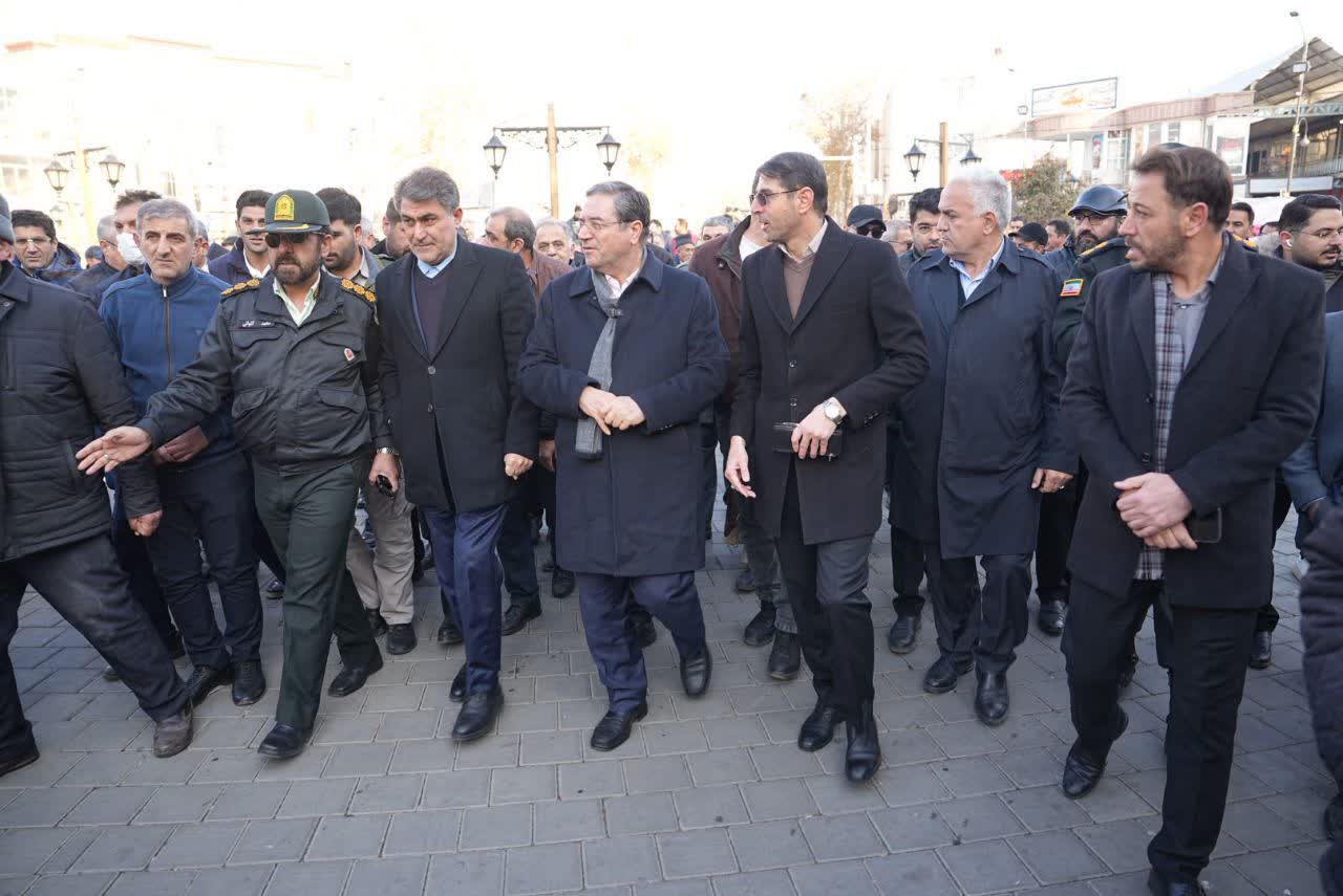 بازدید استاندار آذربایجان‌غربی از اماکن تاریخی شهر خوی + تصاویر