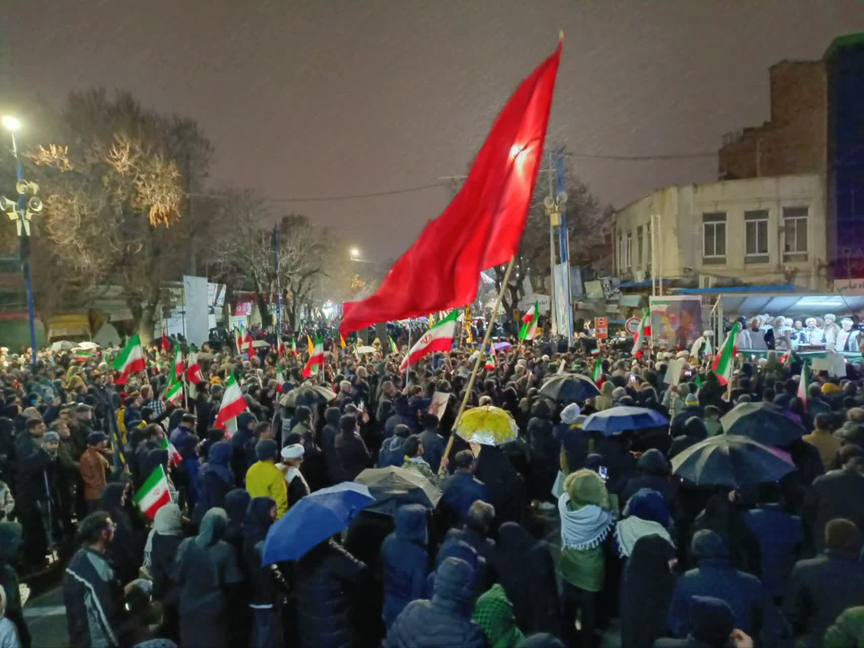 برگزاری آیین شهادت حضرت امام خامنه‌ای در ارومیه + تصاویر