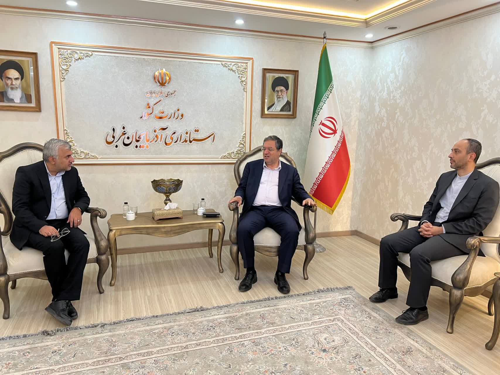 دیدار معاون دیپلماسی اقتصادی وزارت امور خارجه با استاندار آذربایجانغربی + تصاویر