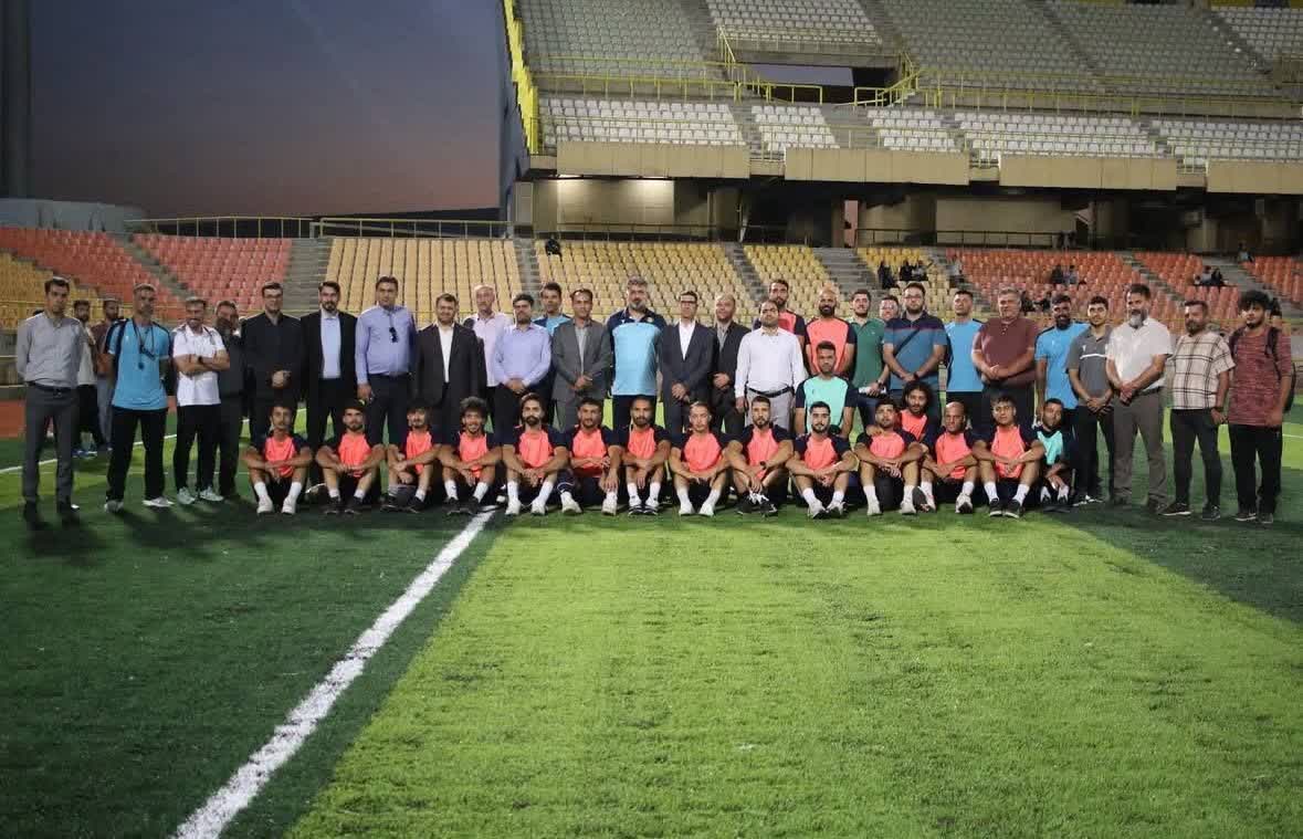 بازدید معاون هماهنگی امور عمرانی استاندار آذربایجانغربی از ورزشگاه شهید باکری ارومیه + تصاویر