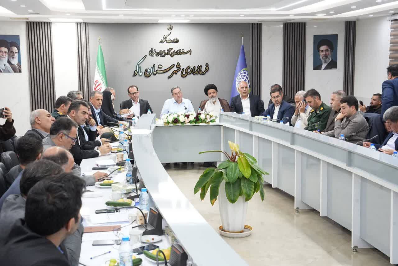 برگزاری جلسه شورای ساماندهی مبادلات مرزی آذربایجانغربی + تصاویر