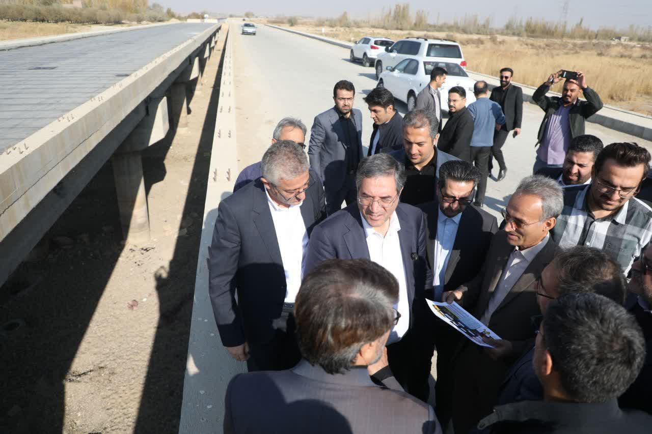 بازدید استاندار آذربایجانغربی از پروژه احداث کنارگذر شمالغربی میاندوآب + تصاویر