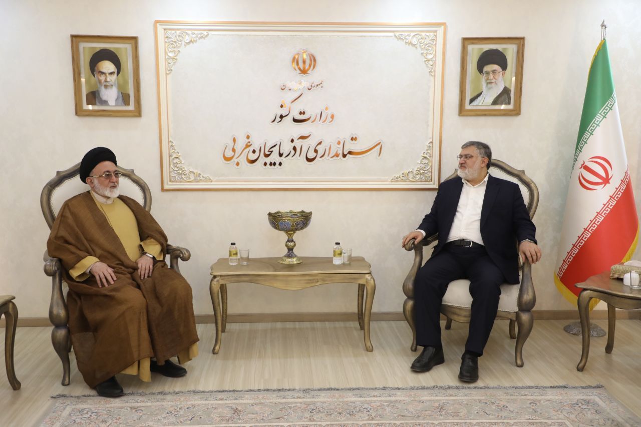 دیدار عضو شورای سیاستگذاری ائمه جمعه و تولیت آستان مقدس حضرت عبدالعظیم (ع) با استاندار آذربایجانغربی