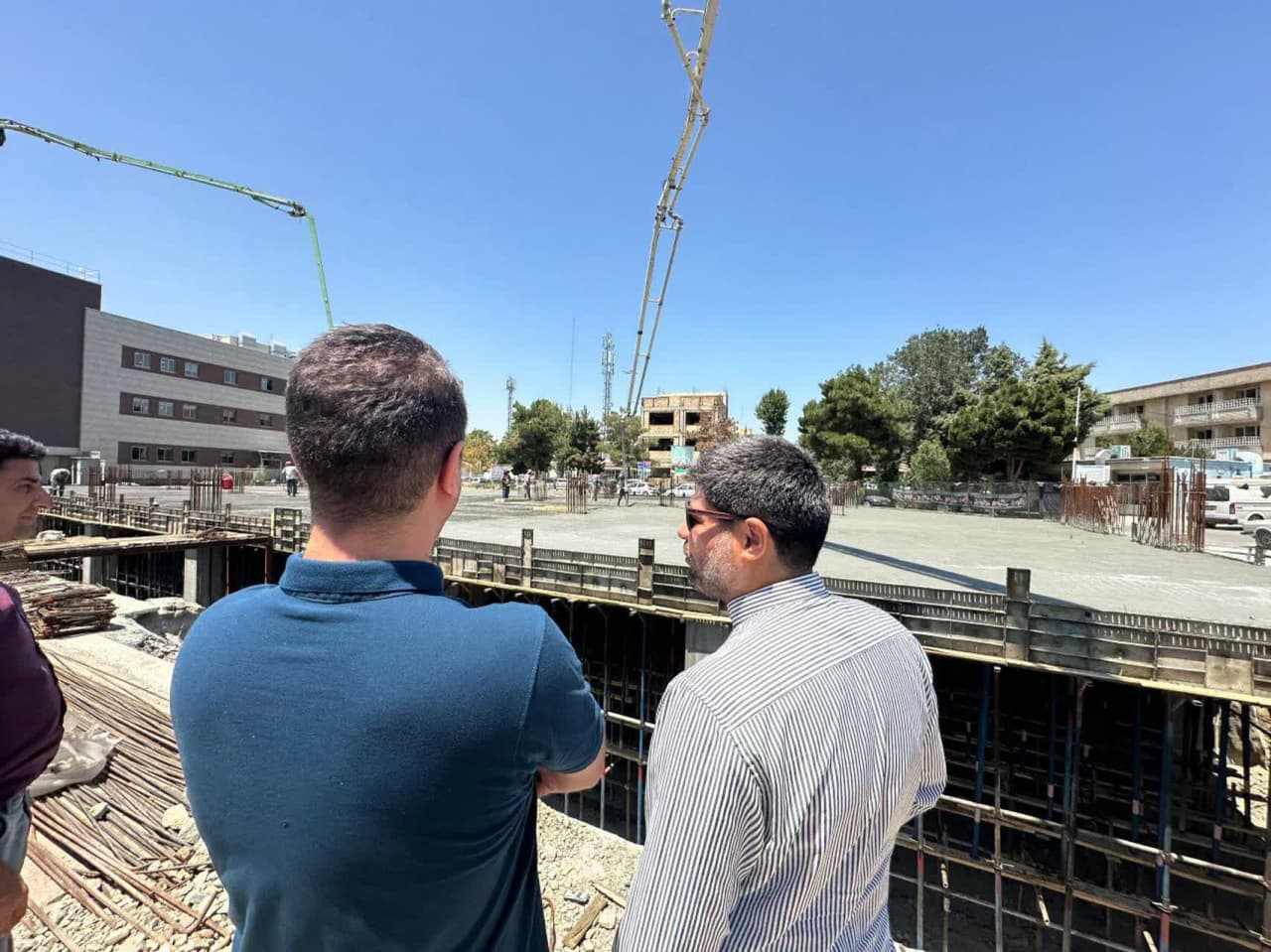 بازدید معاون هماهنگی امور عمرانی استاندار آذربایجانغربی از روند عملیات اجرایی اورژانس بیمارستان طالقانی ارومیه