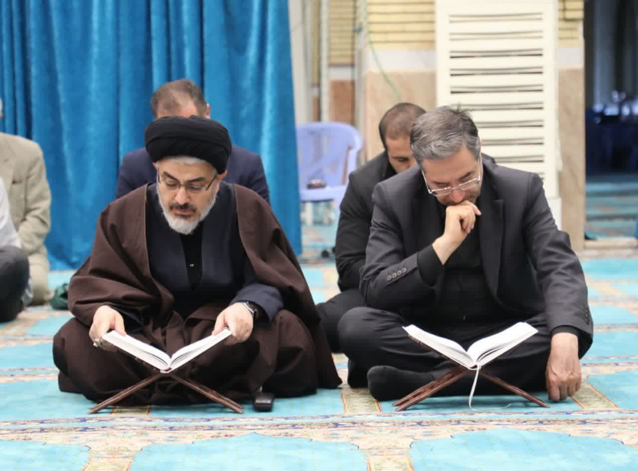 حضور نماینده ولی فقیه و استاندار آذربایجان غربی در بیستمین روز از جزءخوانی قرآن کریم + تصاویر