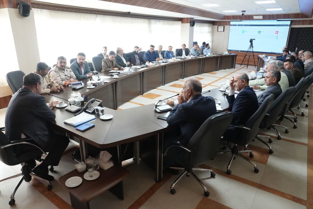 برگزاری جلسه شورای ساماندهی مبادلات مرزی آذربایجانغربی + تصاویر