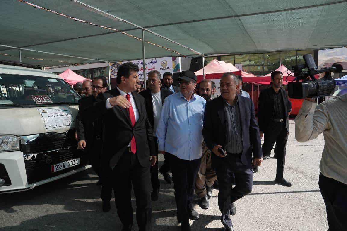 بازدید استاندار آذربایجان‌غربی از مرز حاج‌عمران + تصاویر