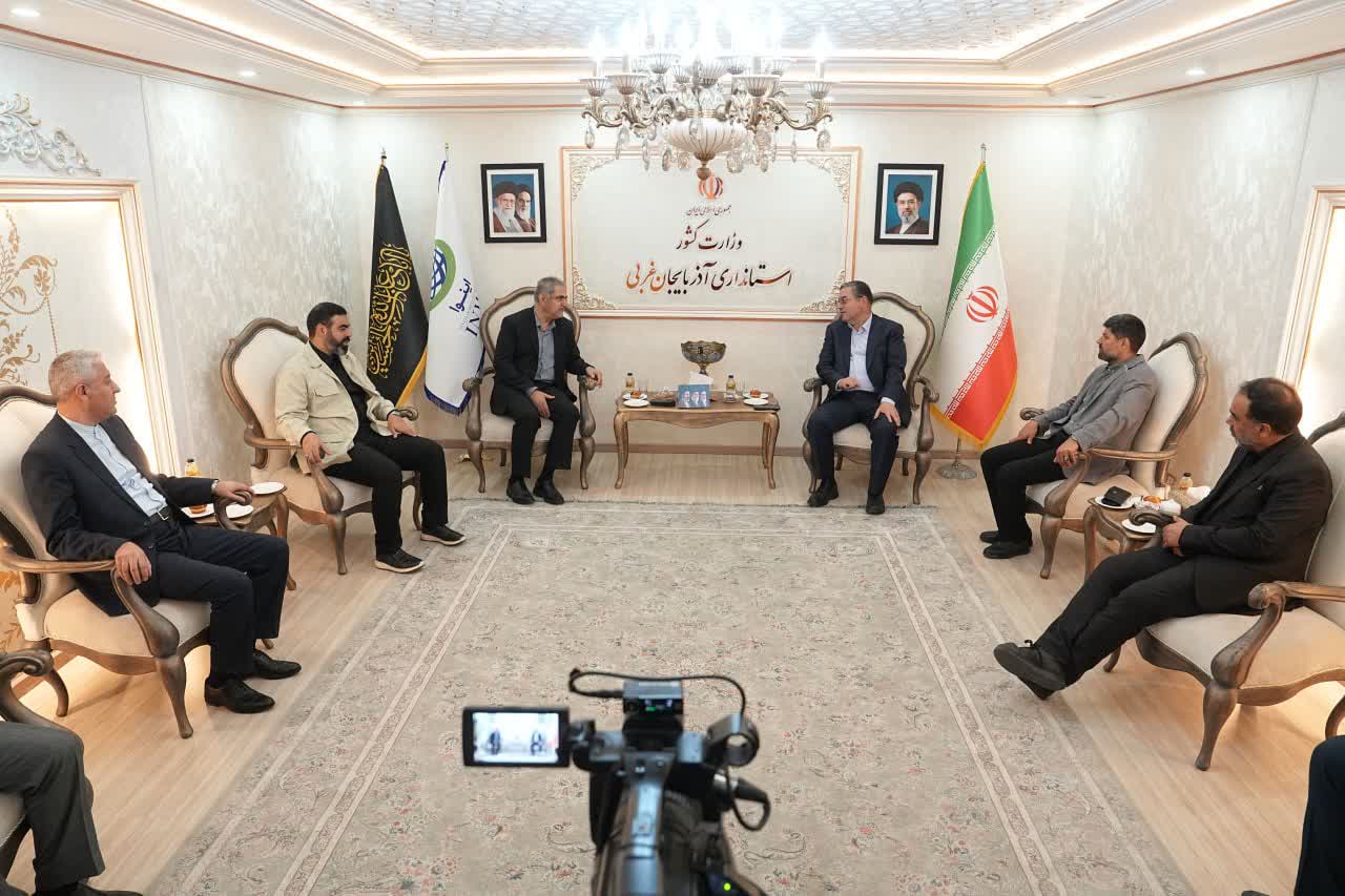دیدار معاون وزیر راه و شهرسازی با استاندار آذربایجانغربی + تصاویر