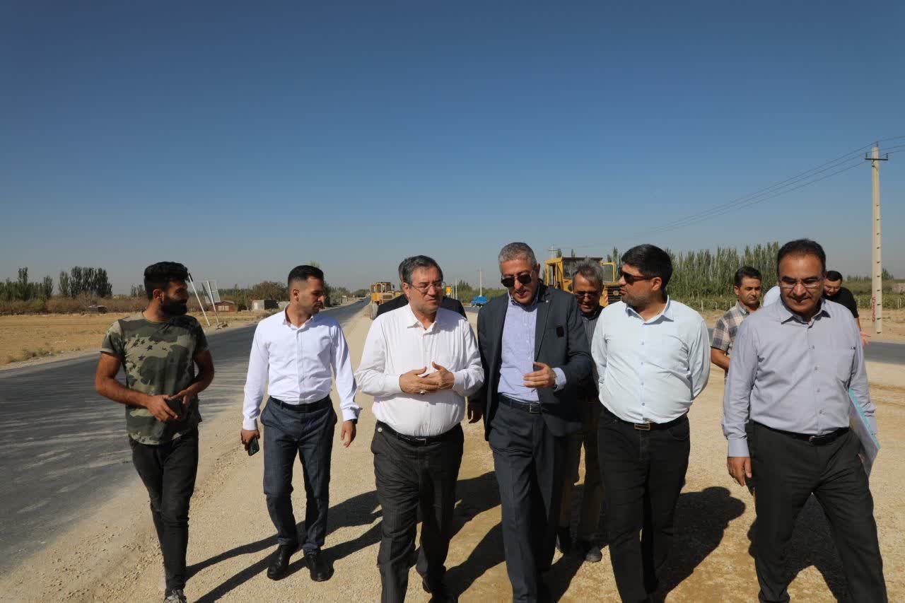 بازدید استاندار آذربایجانغربی از پروژه ساماندهی خروجی میاندوآب به سمت شاهیندژ + تصاویر