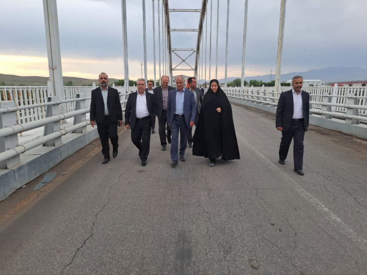 بازدید معاون سیاسی و اجتماعی استاندار آذربایجانغربی از پایانه مرزی و پل دوستی گمرک پلدشت + تصاویر