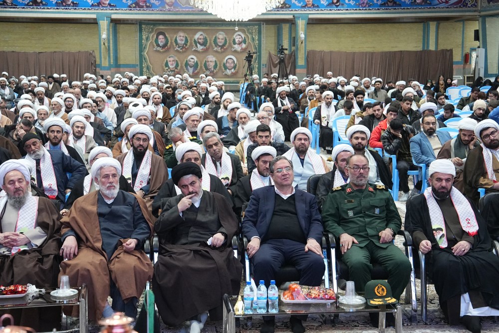برگزاری اجلاسیه شهدای روحانی آذربایجان غربی در ارومیه + تصاویر