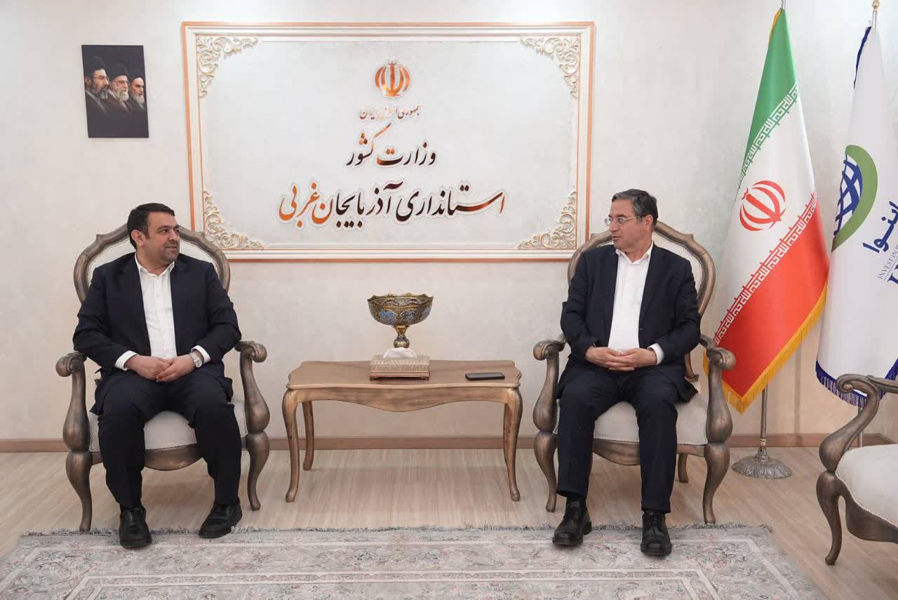 دیدار مدیرعامل بانک ملی و معاون وزیر اقتصادی و دارایی با استاندار آذربایجان‌غربی + تصاویر