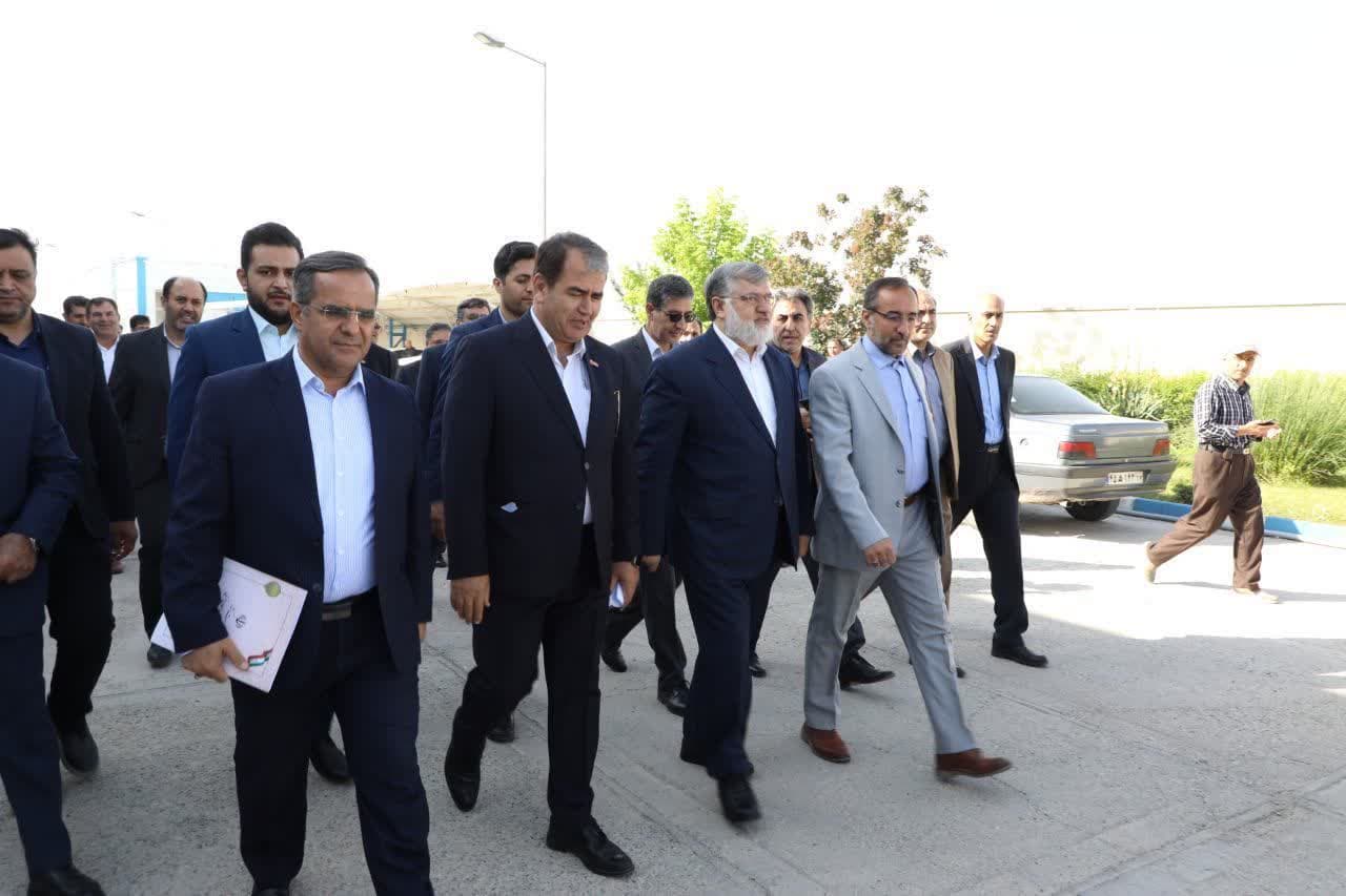 بازدید استاندار آذربایجان غربی از واحدهای تولیدی و صنعتی شهرستان میاندوآب + تصاویر