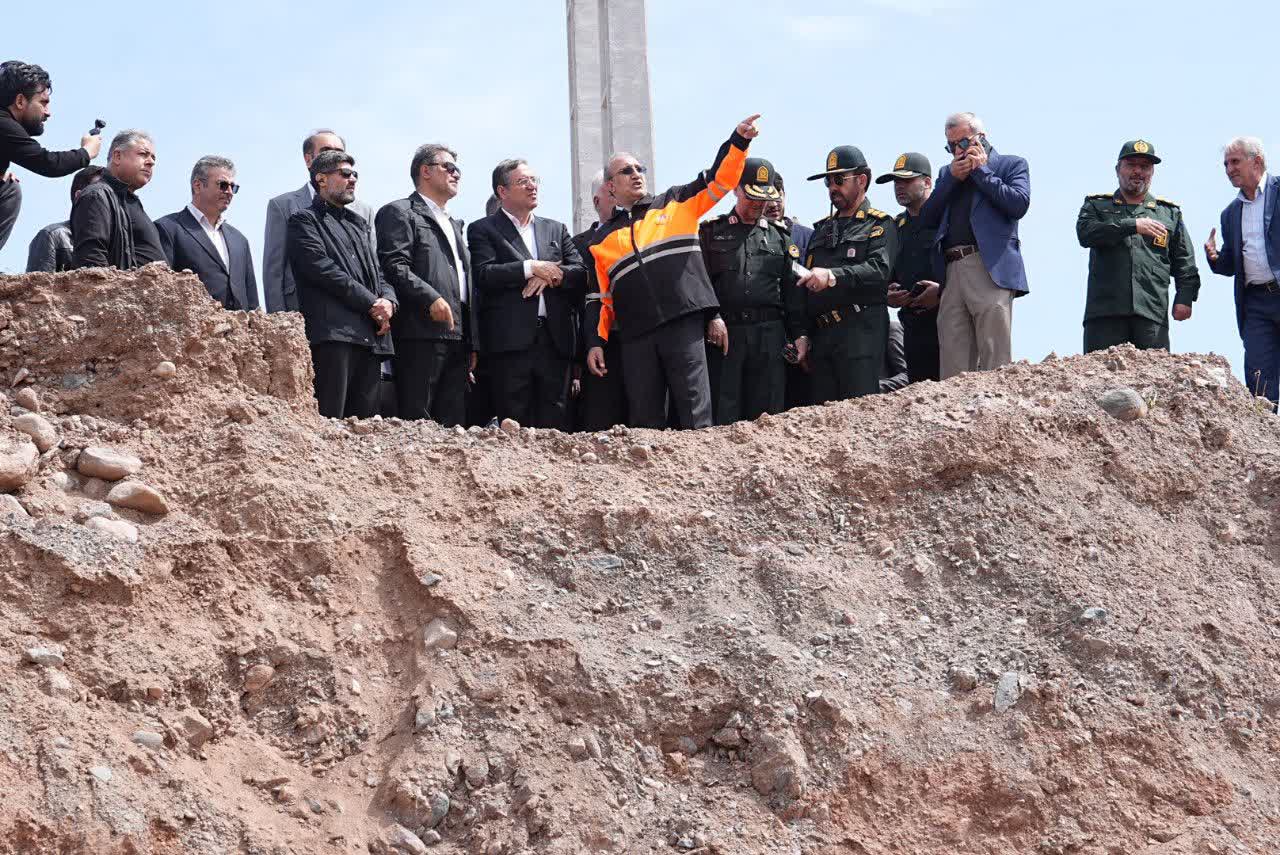 بازدید استاندار آذربایجان‌غربی از از روند اجرای پروژه سه‌راهی ایواوغلی تا گیت ورودی منطقه آزاد ماکو + تصاویر