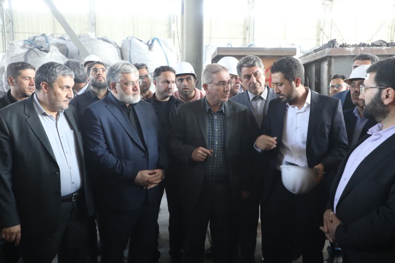 افتتاح کارخانه صنایع سیلیکون در خوی + تصاویر