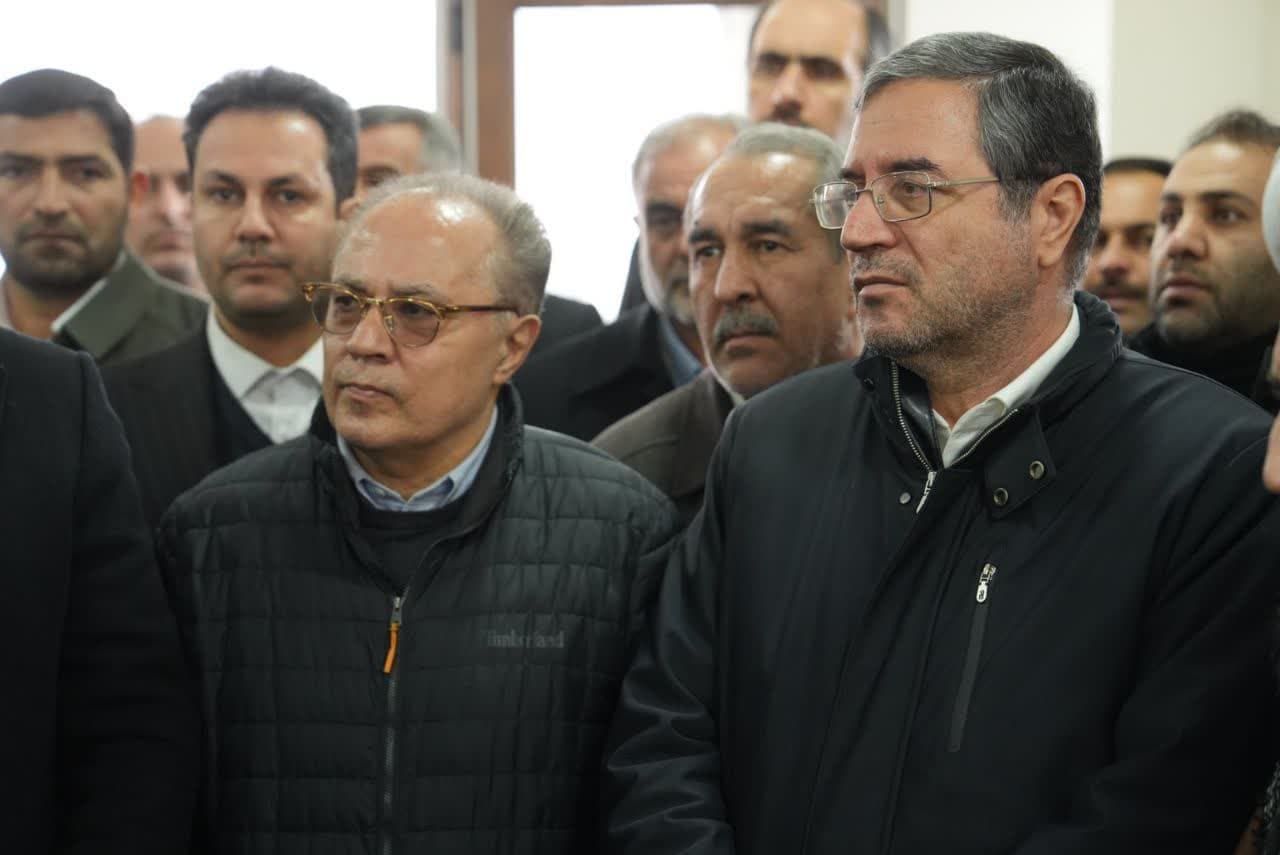 بازدید معاون امور مجلس رئیس جمهور و استاندار آذربایجانغربی از ایستگاه راه آهن بابکان خوی + تصاویر