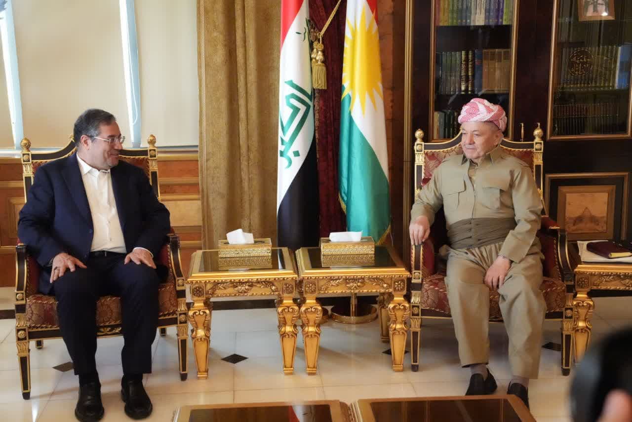 دیدار استاندار آذربایجانغربی با مسعود بارزانی در اقلیم کردستان عراق + تصاویر