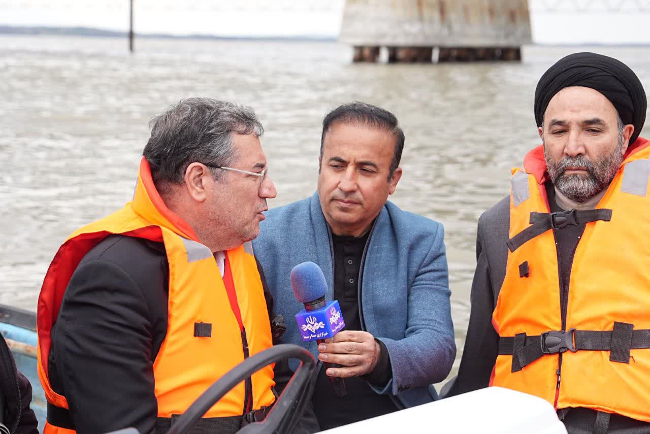 آلبوم تصویری / بازدید معاون رئیس‌جمهور و استاندار آذربایجان‌غربی از دریاچه ارومیه