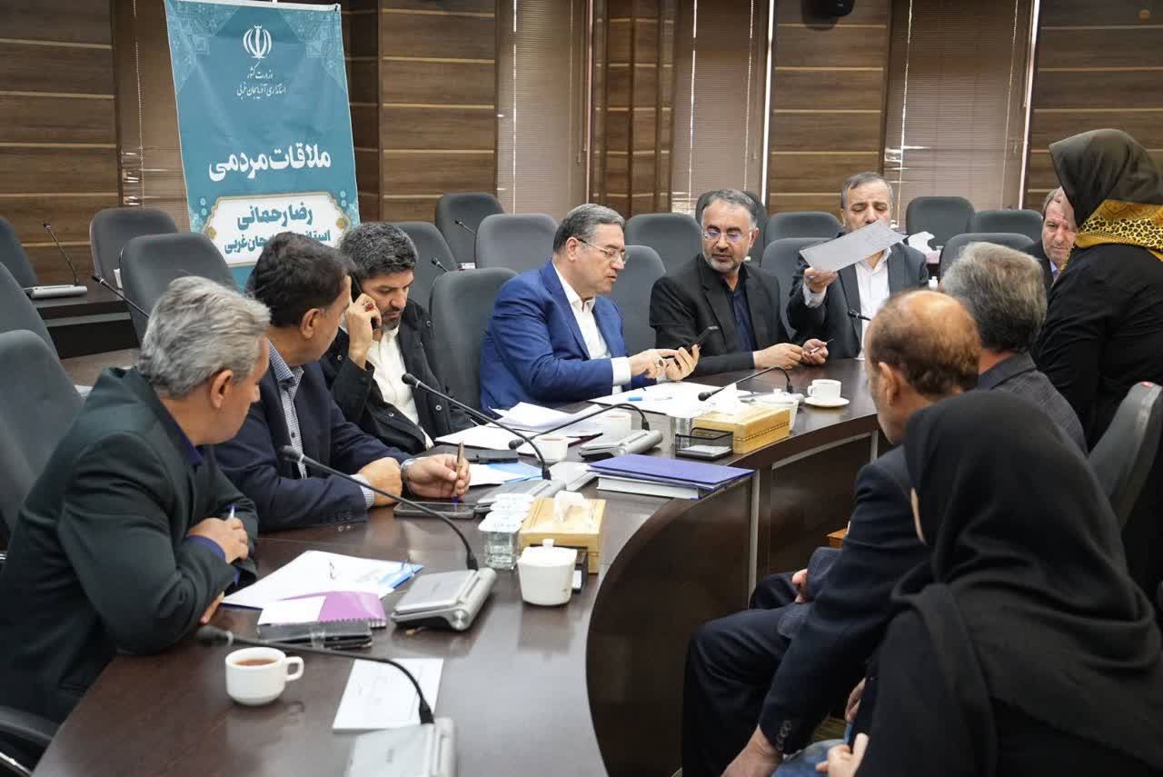 برگزاری ملاقات مردمی استاندار آذربایجانغربی + تصاویر