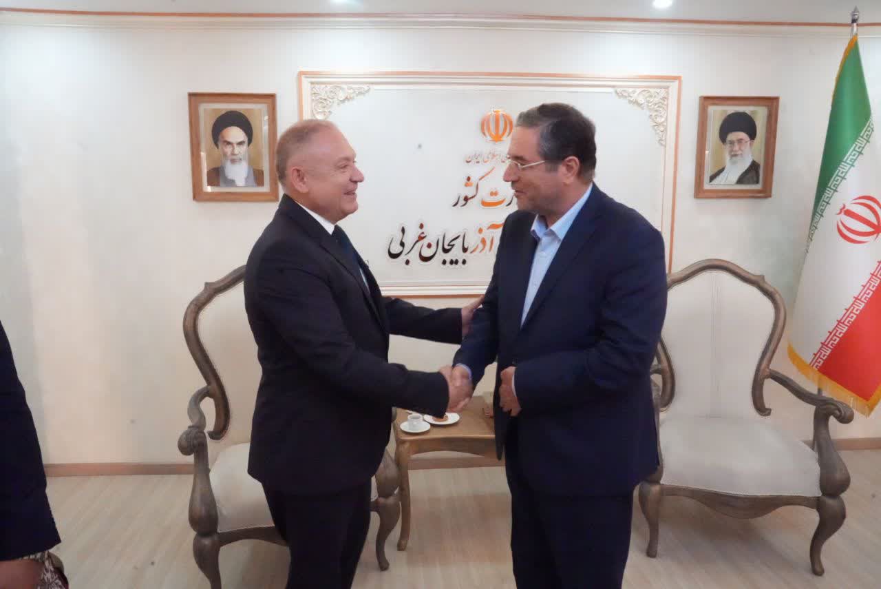 برگزاری دیدار خداحافظی سرکنسول ترکیه در استان با استاندار آذربایجانغربی + تصاویر