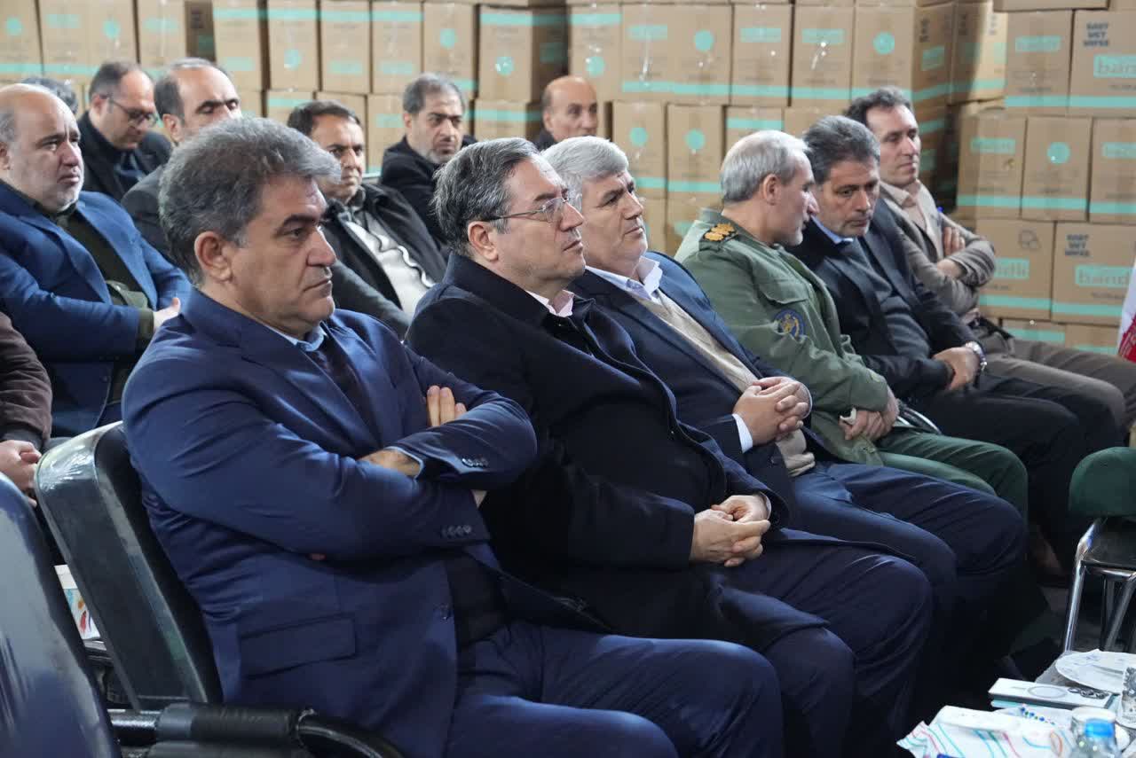 برگزاری آیین افتتاح واحد تولید دستمال مرطوب در چایپاره + تصاویر