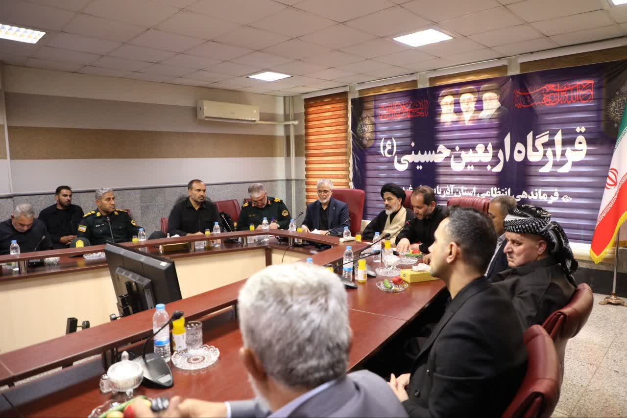 برگزاری جلسه ستاد اربعین آذربایجانغربی در مرز تمرچین + تصاویر