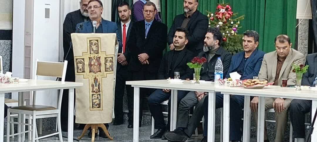 حضور معاون سیاسی و اجتماعی استاندار آذربایجانغربی در مراسم جشن میلاد حضرت عیسی مسیح (ع) در ارومیه