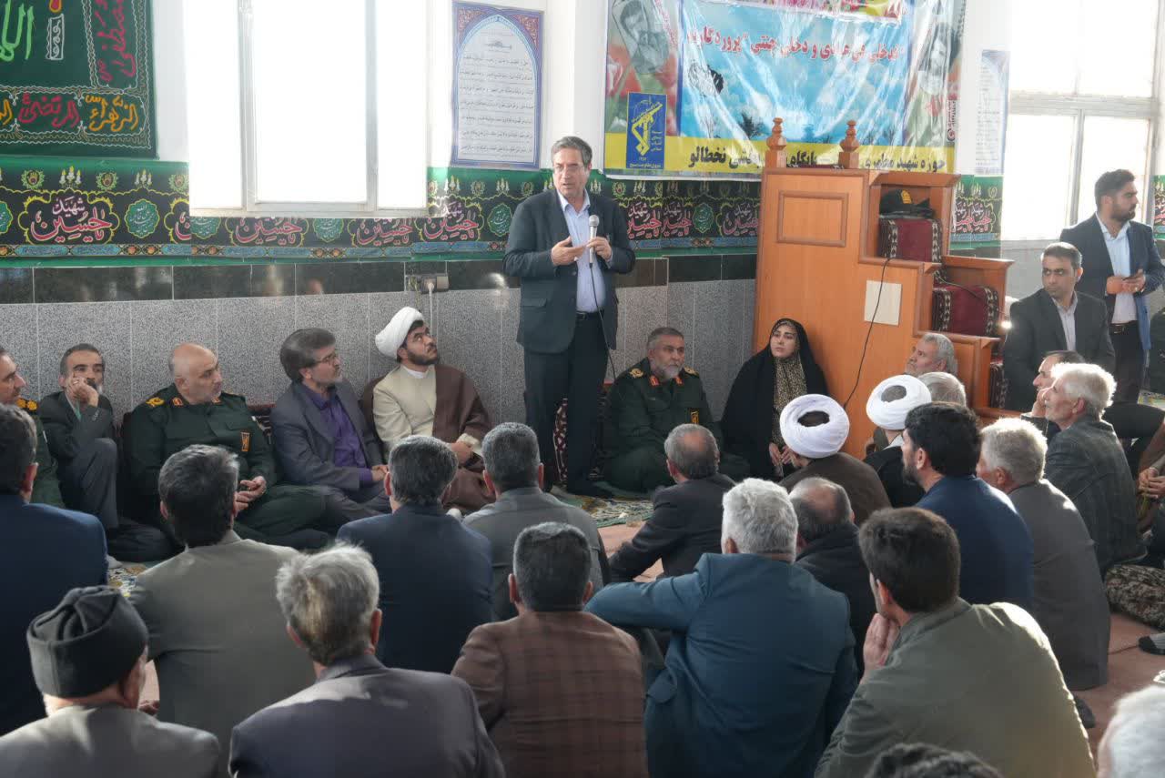 برگزاری آیین کلنگزنی ساخت مدرسه 10 کلاسه در بخش نختالو شهرستان باروق + تصاویر