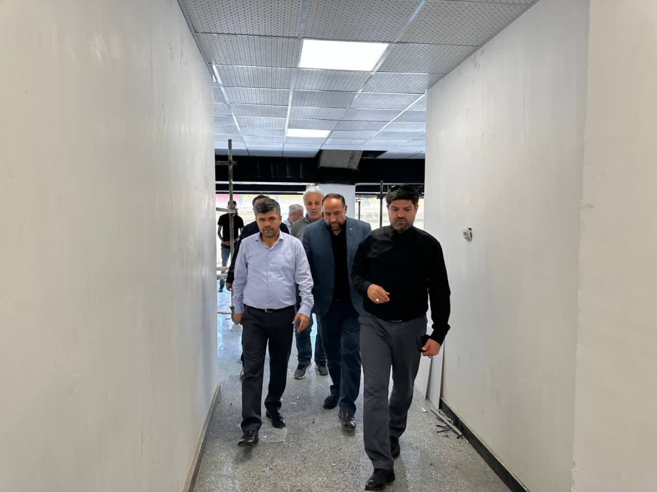 بازدید معاون هماهنگی امور عمرانی استاندار آذربایجانغربی از روند آمادهسازی استادیوم 15 هزار نفری ارومیه