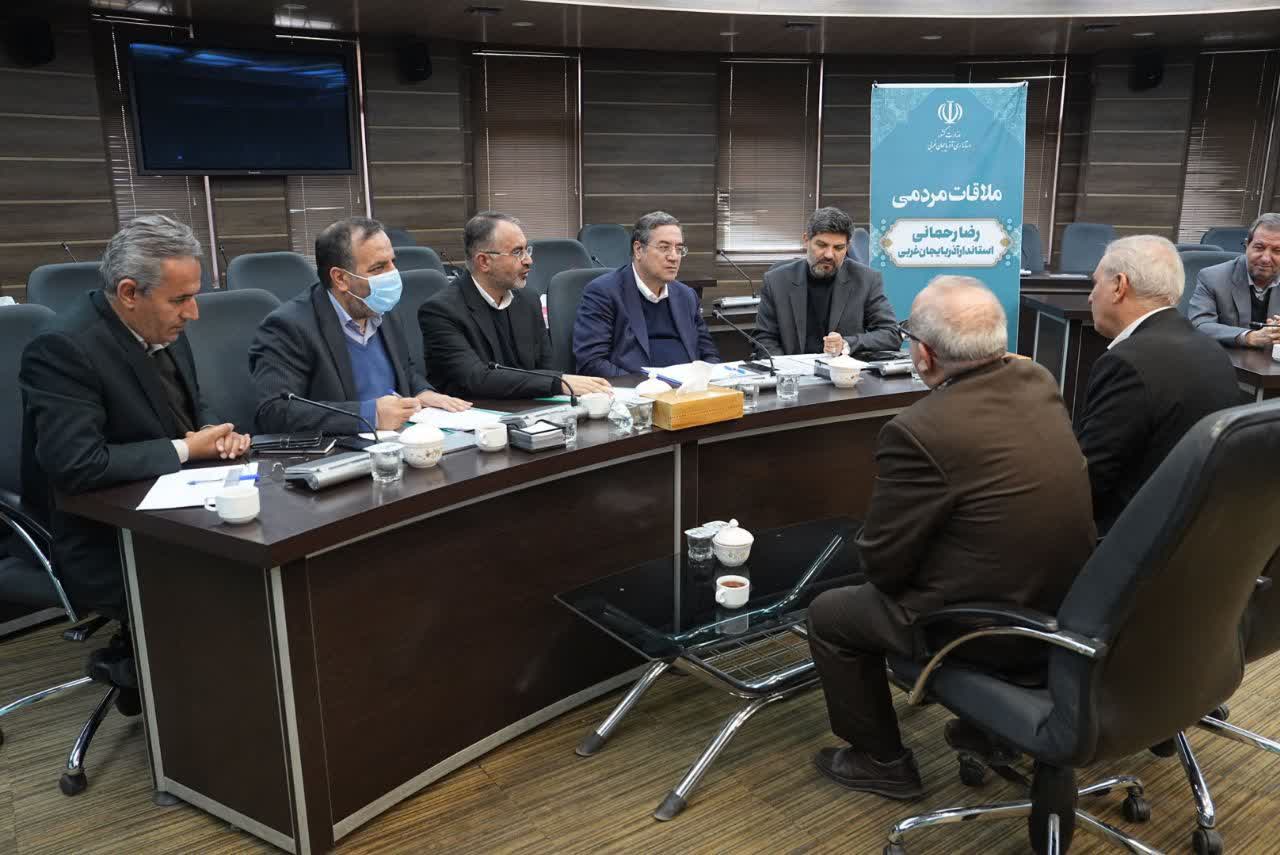 برگزاری ملاقات مردمی استاندار آذربایجان‌غربی + تصاویر